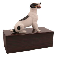 Simply Series Jack Russell Terrier, Sitting Down Figurine Pet Cremation Urn - Funeral.com, Inc.