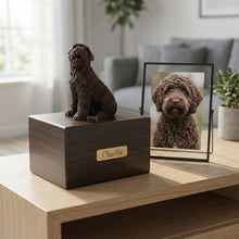 Simply Series Jumbo Bronze Bouvier, Sitting Figurine Pet Cremation Urn - Funeral.com, Inc.