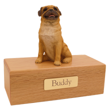 Simply Series Pug, Sitting Figurine Pet Cremation Urn - Funeral.com, Inc.
