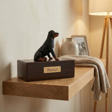 Simply Series Rottweiler, Sitting Figurine Pet Cremation Urn - Funeral.com, Inc.