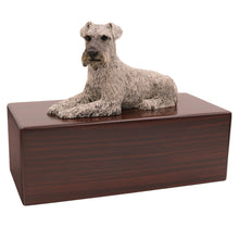 Simply Series Silver Schnauzer, Ears Down Figurine Pet Cremation Urn - Funeral.com, Inc.