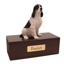 Simply Series Springer Spaniel, Sitting Figurine Pet Cremation Urn - Funeral.com, Inc.