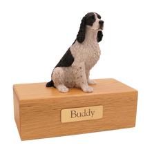 Simply Series Springer Spaniel, Sitting Figurine Pet Cremation Urn - Funeral.com, Inc.