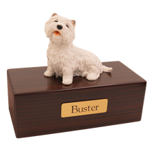 Simply Series Westie, Sitting Figurine Pet Cremation Urn - Funeral.com, Inc.