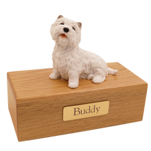 Simply Series Westie, Sitting Figurine Pet Cremation Urn - Funeral.com, Inc.