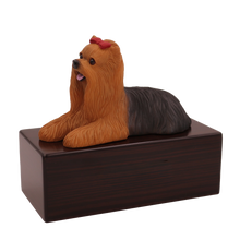 Simply Series Yorkshire Terrier, Lying Down Figurine Pet Cremation Urn - Funeral.com, Inc.