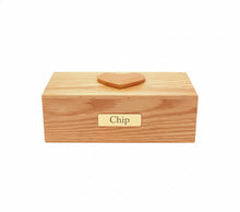Simply Walnut & Simply Oak Jumbo Pet Cremation Urn with Adornment - Funeral.com, Inc.