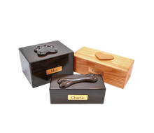 Simply Walnut & Simply Oak Jumbo Pet Cremation Urn with Adornment - Funeral.com, Inc.