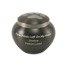Slate Paw Print Medium Pet Cremation Urn - Funeral.com, Inc.