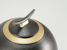 Slate Sphere Golden Accent Adult Cremation Urn - Funeral.com, Inc.