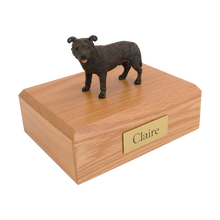 Staffordshire Bull Terrier, Standing Figurine Pet Cremation Urn - Funeral.com, Inc.