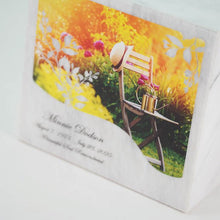 Sunlit Garden White Marble Adult Cremation Urn - Funeral.com, Inc.