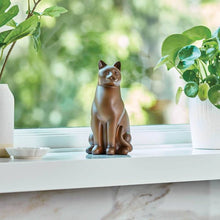 Tabby Cozy Cat Medium Pet Cremation Urn - Funeral.com, Inc.