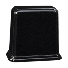 Tablet Cultured Granite Cremation Urn for Ashes - Black