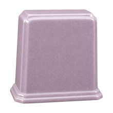Tablet Cultured Granite Cremation Urn for Ashes - Lavender