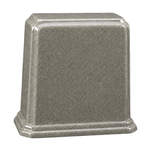 Tablet Cultured Granite Cremation Urn for Ashes - Misty Grey