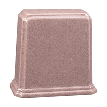 Tablet Cultured Granite Cremation Urn for Ashes - Rose