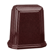Tablet Millennium Cultured Granite Cremation Urn for Ashes - Burgundy