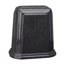 Tablet Millennium Cultured Granite Cremation Urn for Ashes - Charcoal