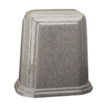 Tablet Millennium Cultured Granite Cremation Urn for Ashes - Misty Grey