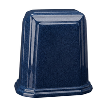Tablet Millennium Cultured Granite Cremation Urn for Ashes - Sapphire Blue