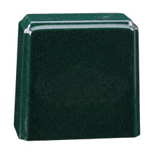 Tablet Niche Cultured Granite Cremation Urn for Ashes - Emerald Green