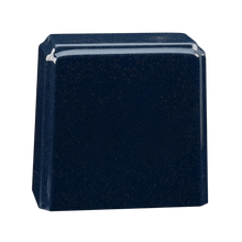 Tablet Niche Cultured Granite Cremation Urn for Ashes - Sapphire Blue