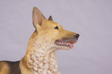 Tan & Black Coat German Shepherd Figurine Extra Large Pet Urn - Funeral.com, Inc.
