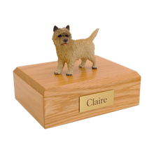Tan Cairn Terrier, Standing Figurine Pet Cremation Urn - Funeral.com, Inc.