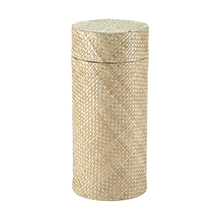Tan Palm Leaf Adult Cremation Urn with Biodegradable Woven Design - Funeral.com, Inc.