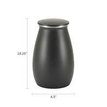Tapered Black Granite Extra Large Pet Cremation Urn - Funeral.com, Inc.