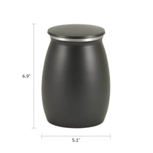 Tapered Black Granite Large Pet Cremation Urn - Funeral.com, Inc.