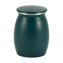 Tapered Teal Sapphire Granite Medium Pet Cremation Urn - Funeral.com, Inc.