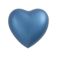 Annie Blue Heart Pet Keepsake Urn - funeral.com