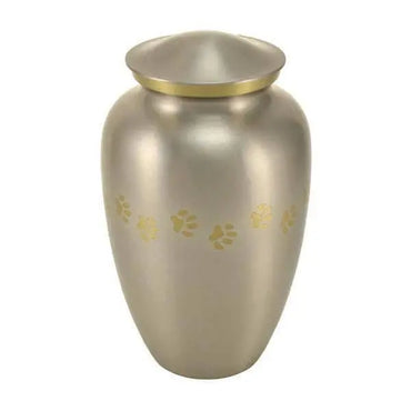Gabrielle Paw Pewter Extra Large Pet Urn - funeral.com