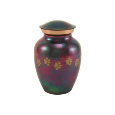 Gabrielle Paw Raku Medium Pet Urn - funeral.com