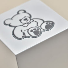 Teddy Bear Design Glossy White Small Cremation Urn - Funeral.com, Inc.
