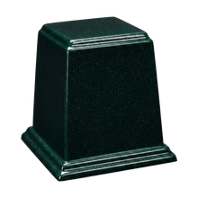 Temple Cultured Granite Cremation Urn for Ashes - Emerald Green