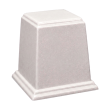 Temple Cultured Granite Cremation Urn for Ashes - Frost
