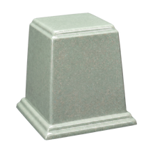 Temple Cultured Granite Cremation Urn for Ashes - Irish Mist