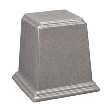 Temple Cultured Granite Cremation Urn for Ashes - Misty Grey