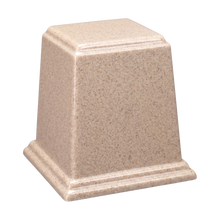 Temple Cultured Granite Cremation Urn for Ashes - Sand