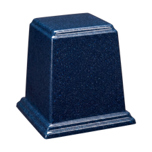 Temple Cultured Granite Cremation Urn for Ashes - Sapphire Blue