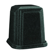 Temple Millennium Cultured Granite Cremation Urn for Ashes - Emerald Green