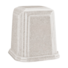 Temple Millennium Cultured Granite Cremation Urn for Ashes - Frost