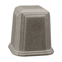 Temple Millennium Cultured Granite Cremation Urn for Ashes - Misty Grey
