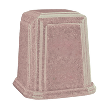 Temple Millennium Cultured Granite Cremation Urn for Ashes - Rose