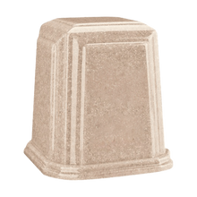 Temple Millennium Cultured Granite Cremation Urn for Ashes - Sand