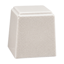 Temple Niche Cultured Granite Cremation Urn for Ashes - Frost