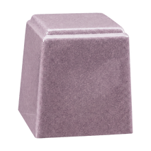 Temple Niche Cultured Granite Cremation Urn for Ashes - Lavender